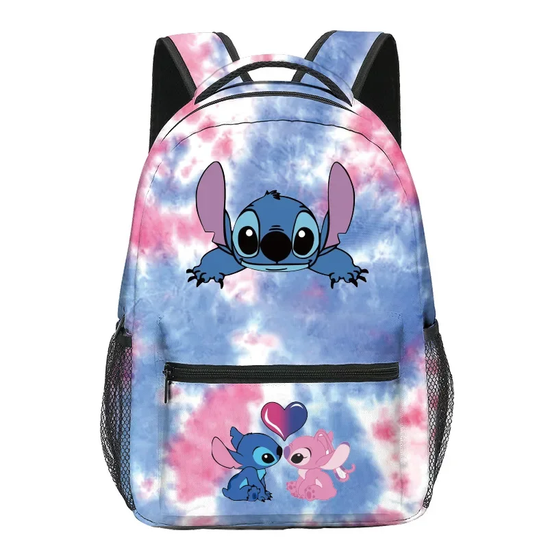 Cartoon Stitch Peripheral Backpack Digital Printed Child Campus Student Schoolbag Boy Girl Cartoon Animation Burden Reducing Bag