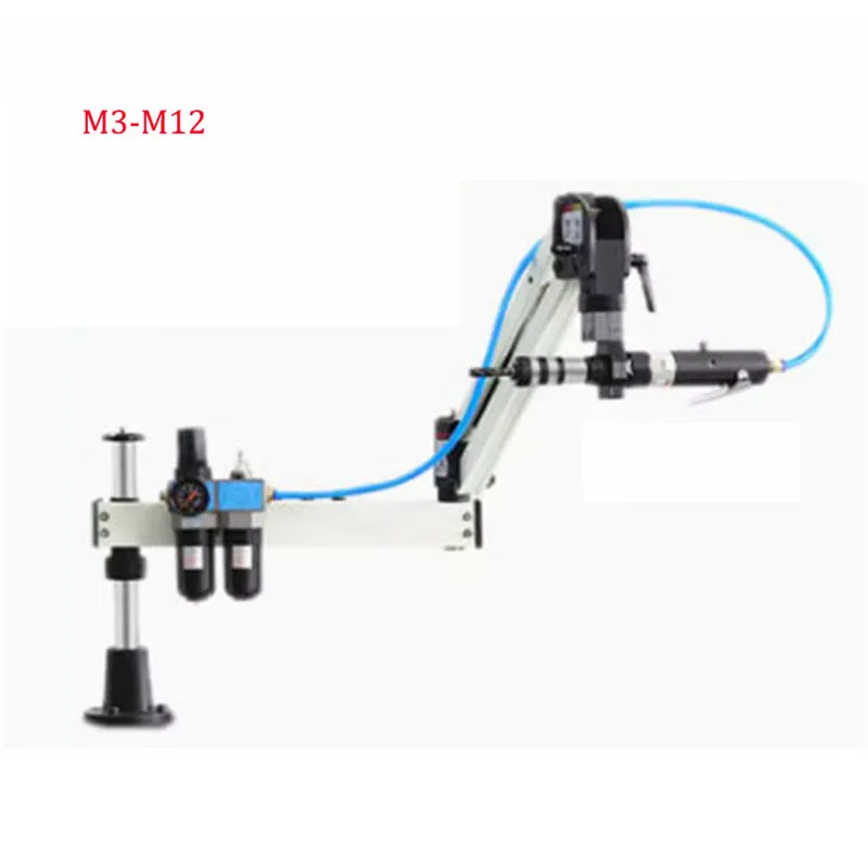 

Пневматический нарезной станок M3-M12, мощность нарезки, пневматический нарезной станок, универсальный провод, инструмент для нарезки воздуха, сверлильный станок