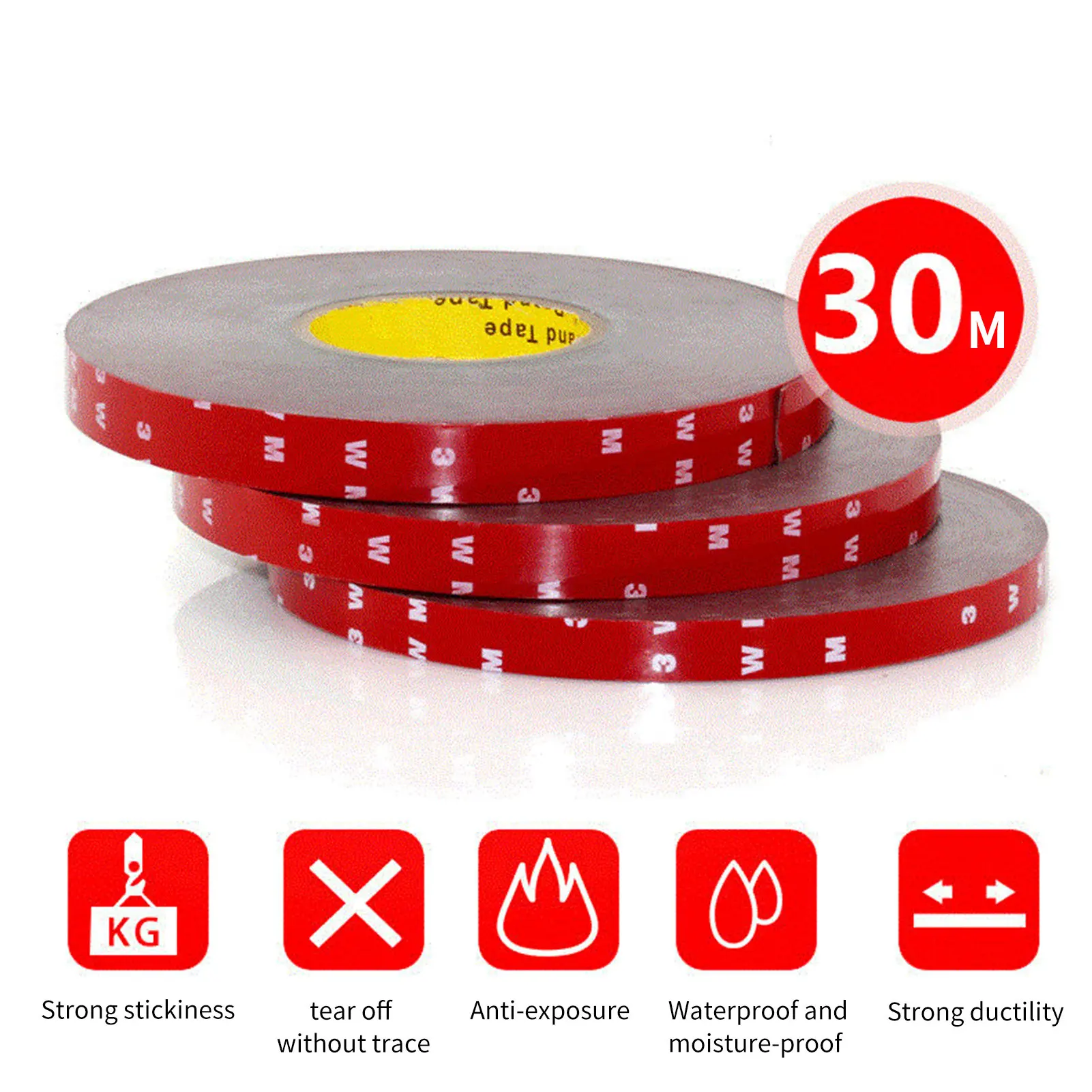 0.8mm Thickness Double Side Adhesive 0.8mm Thickness Double Side Adhesive Waterproof And Moisture-proof Double Side Tape