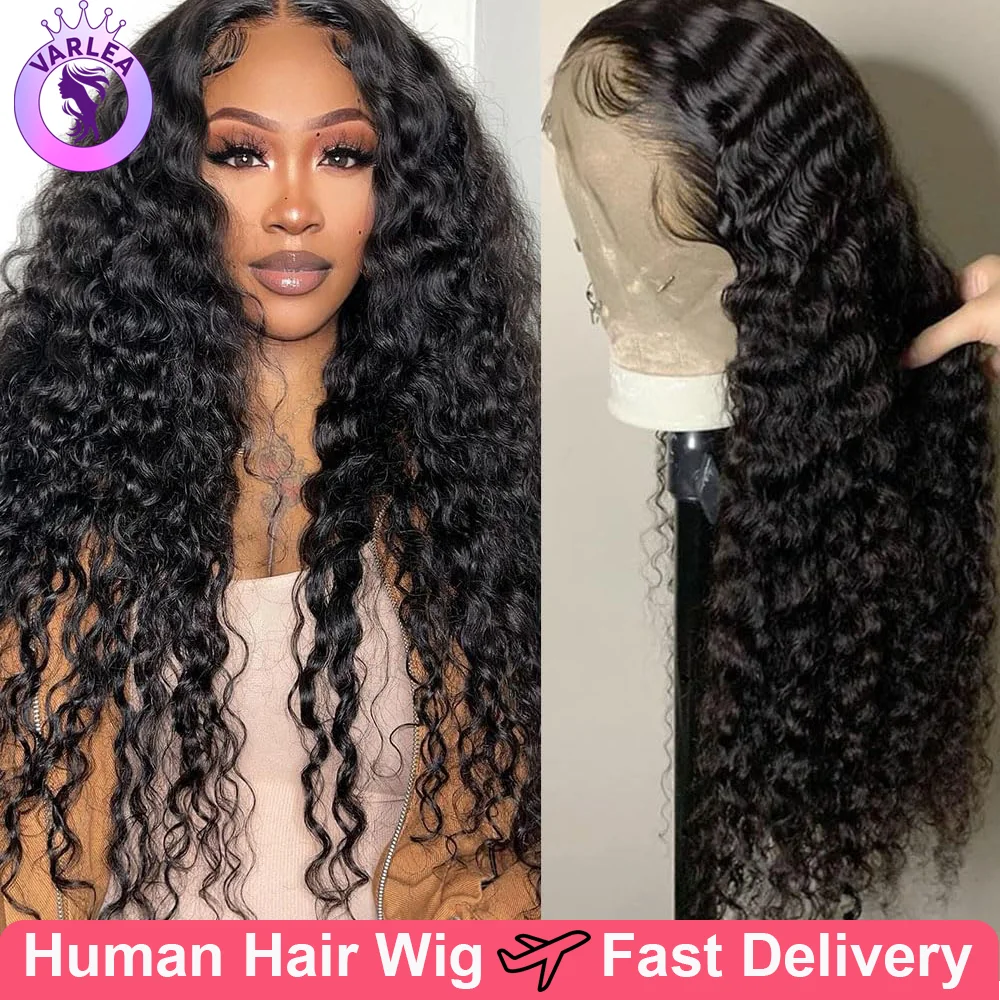 30 40 inch Loose Deep Wave Frontal Wig 13x6 HD Lace Front Wig 13x4 Lace Front Human Hair Wigs Brazilian Curly Glueless Wigs