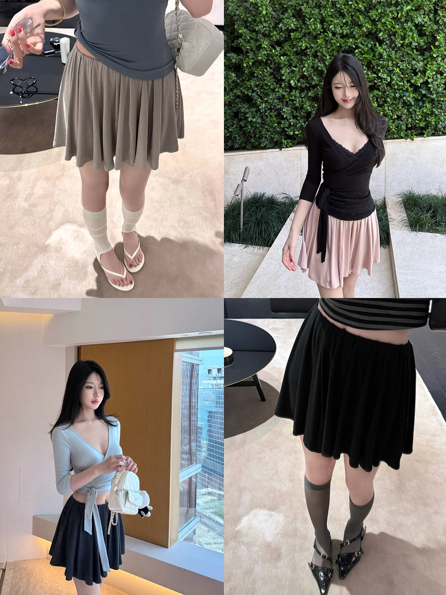 

Женская юбка Laareetoo А-силуэта с плиссировкой, стройнящий фасон, летняя коллекция 2026, новинка, средняя талия, из смесового полиэстера