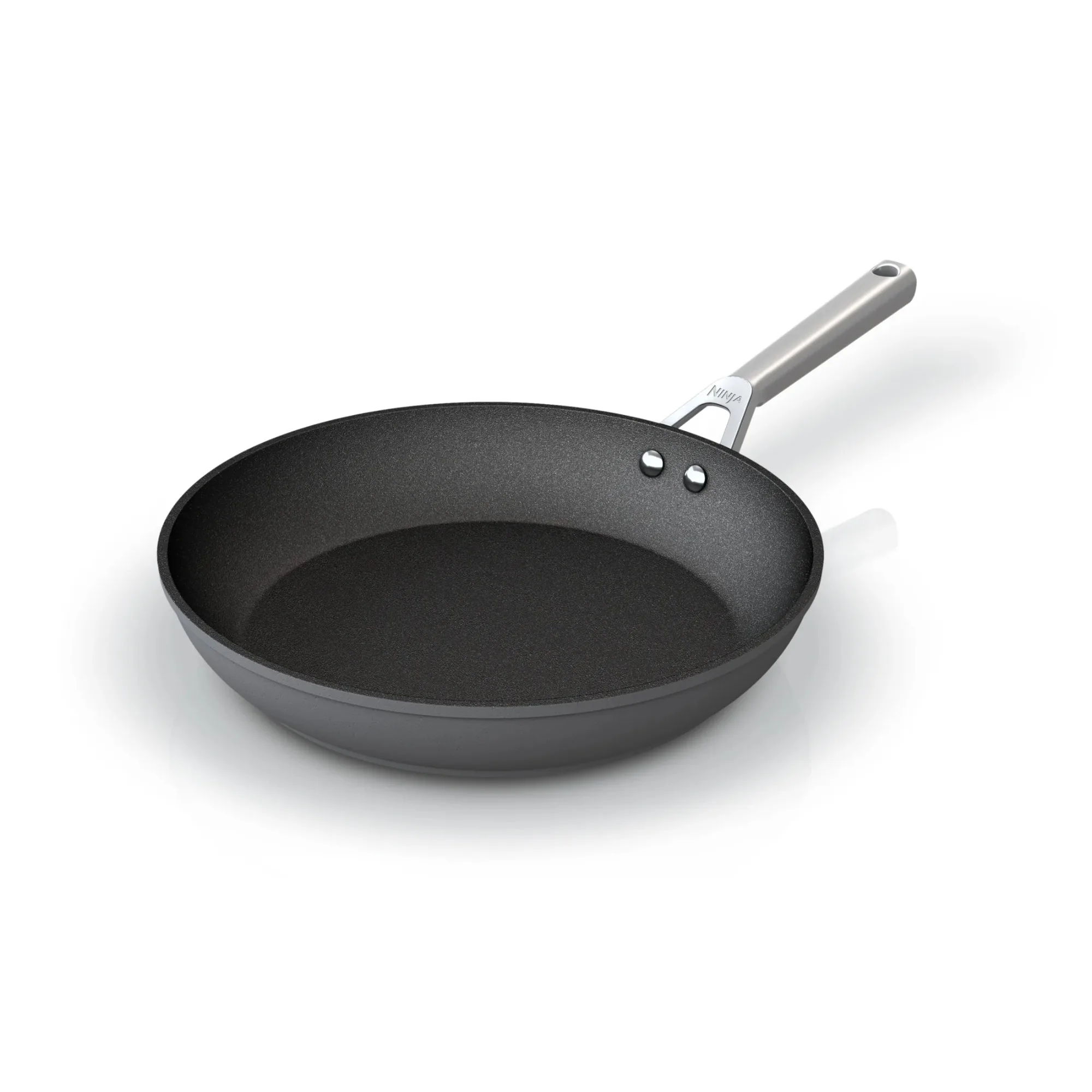 

Premium 12-inch Fry Pan, Hard-Anodized, Nonstick, Durable & Oven Safe to 500°F, Grey