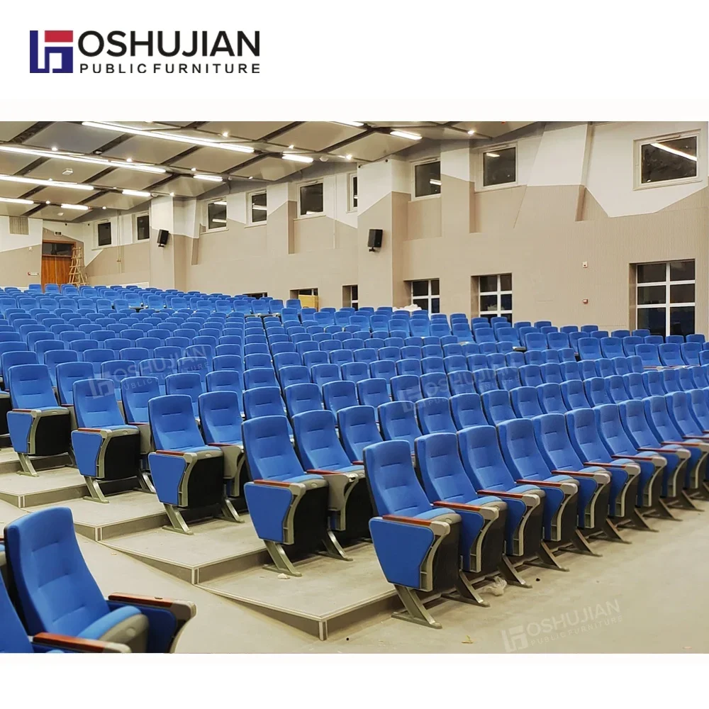 Theatre university auditorium chair with writing pad colleague conference hall auditorium seating