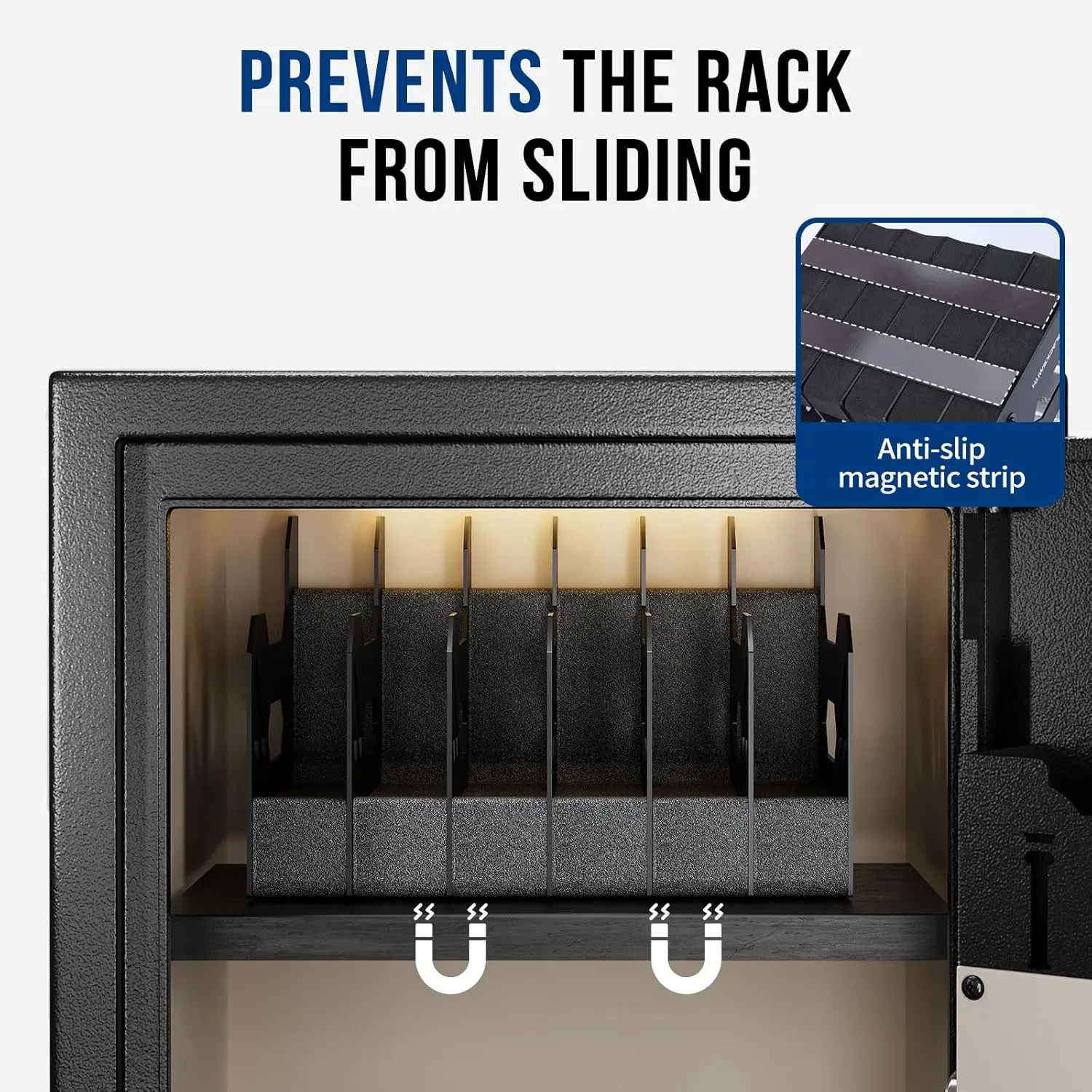 6 Slots Foam Gun Rack Pistol Rack Revolver Handgun Stand Display Holder Pistols Holder Airsoft Gun Storage Accessories view 5