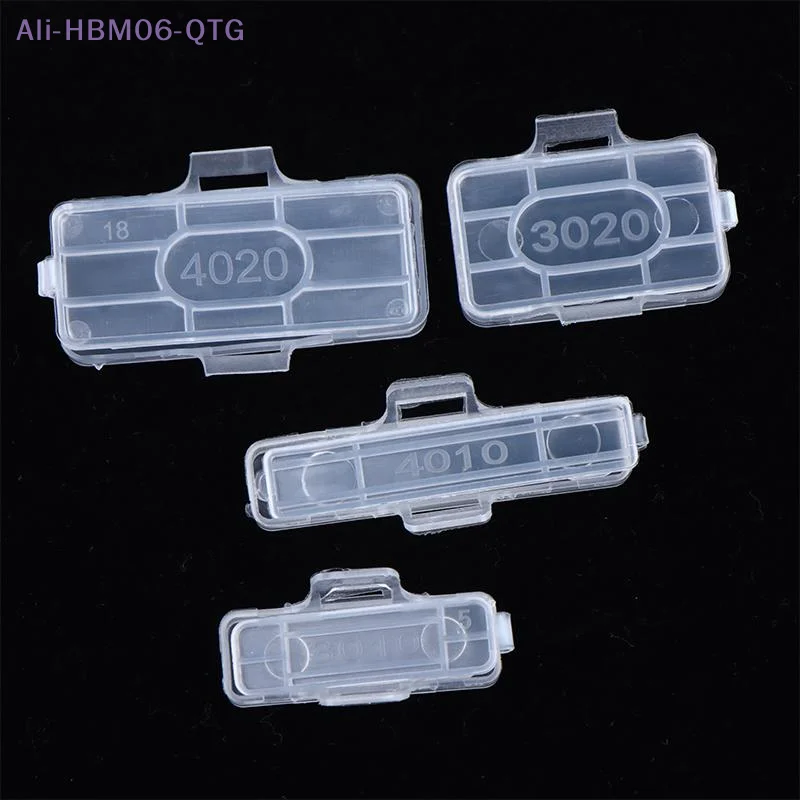 [New] 100pcs Cable Label Tag Box Transparent Plastic Cable Tie Marker Wire Sign Name Holder Display Identification Seal Case