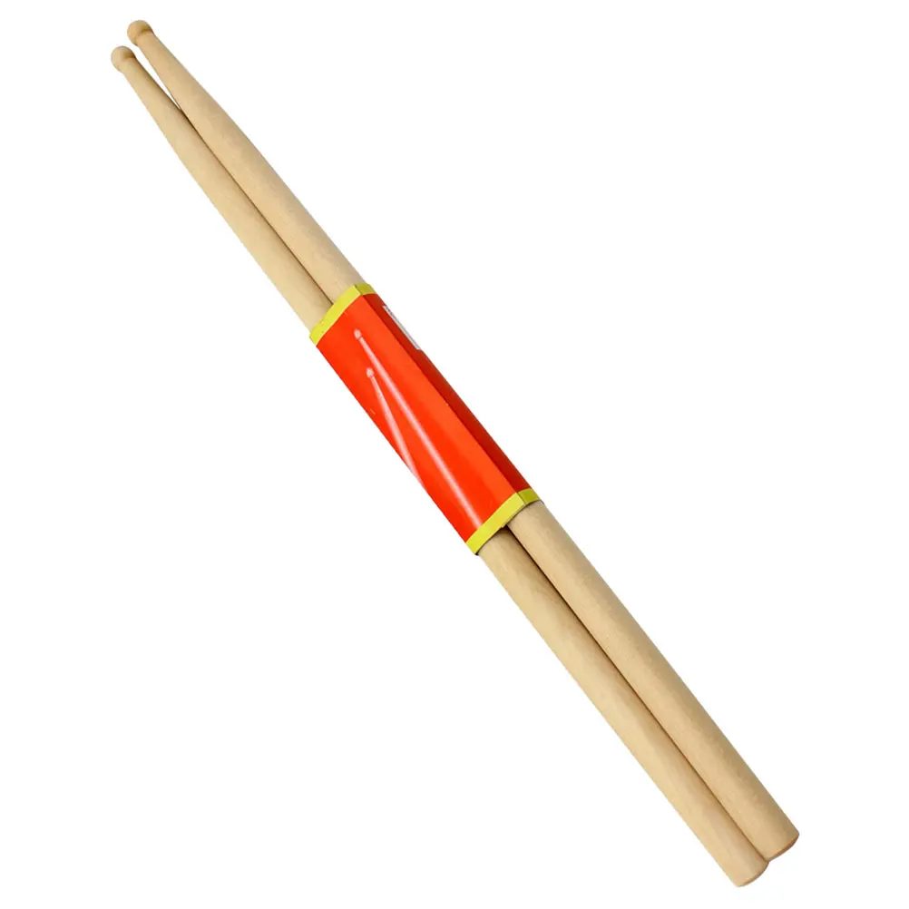

Maple Sticks Practice Percussion Beginner Drum Accessories Instrument Wood Teardrop-shaped Drumsticks