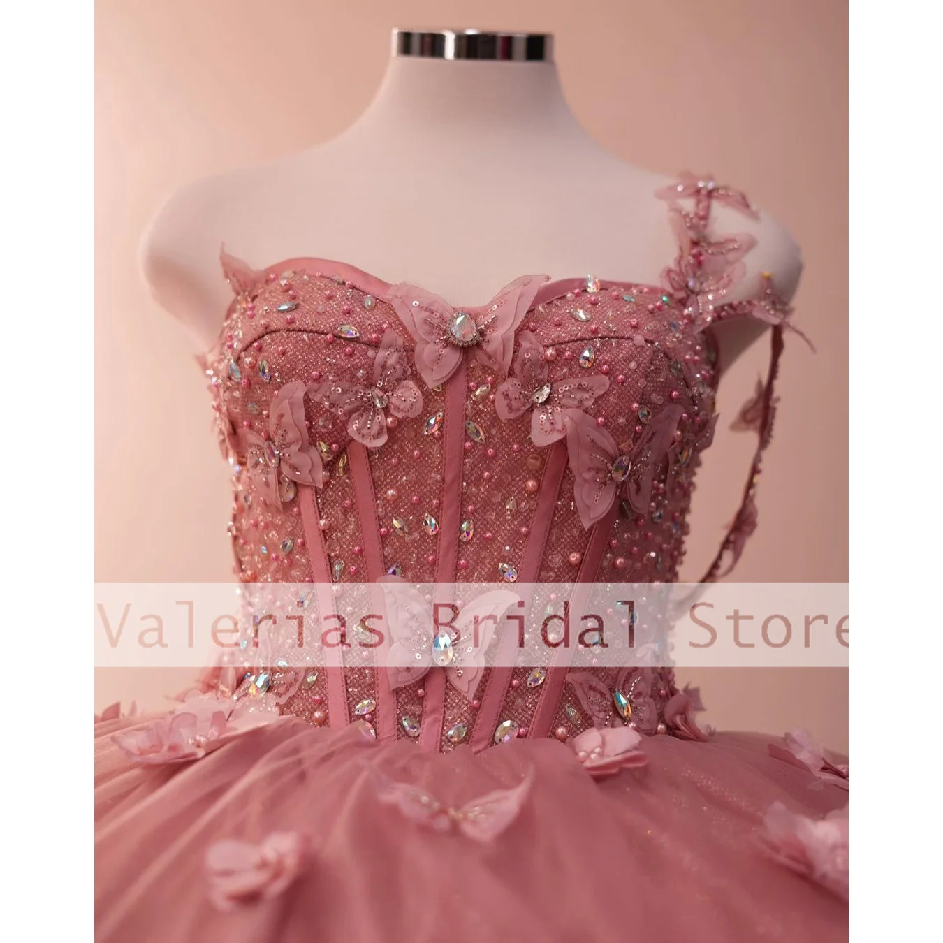 Vestido quinceanera rosa para 16 festas, sem o ombro, vestido de baile Cinderela, vestidos de baile, flor 3D, 15