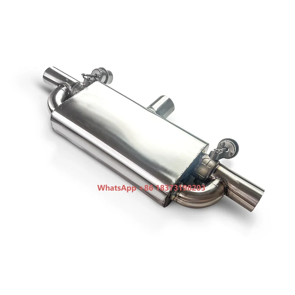

Universal Valve Muffler Made of Stainless Steel with Vacuum Valve Exhaust System, Intake Pipe Diameter