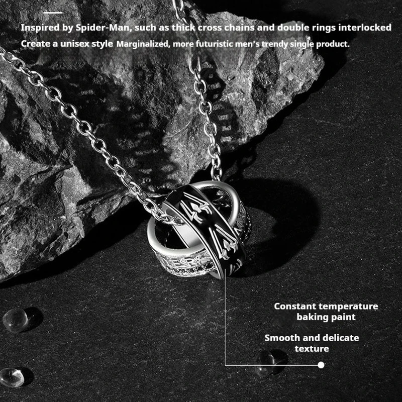 

Оригинальное в наличии ожерелье серии Marvel, аксессуары из титановой стали, универсальный и высококачественный подарок на День святого Валентина для парней