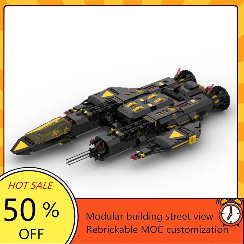 

Набор для сборки космического корабля из 1867 деталей по мотивам популярного фильма о космических войнах, модульный конструктор MOC, технологичный подарок, праздничный набор для детей