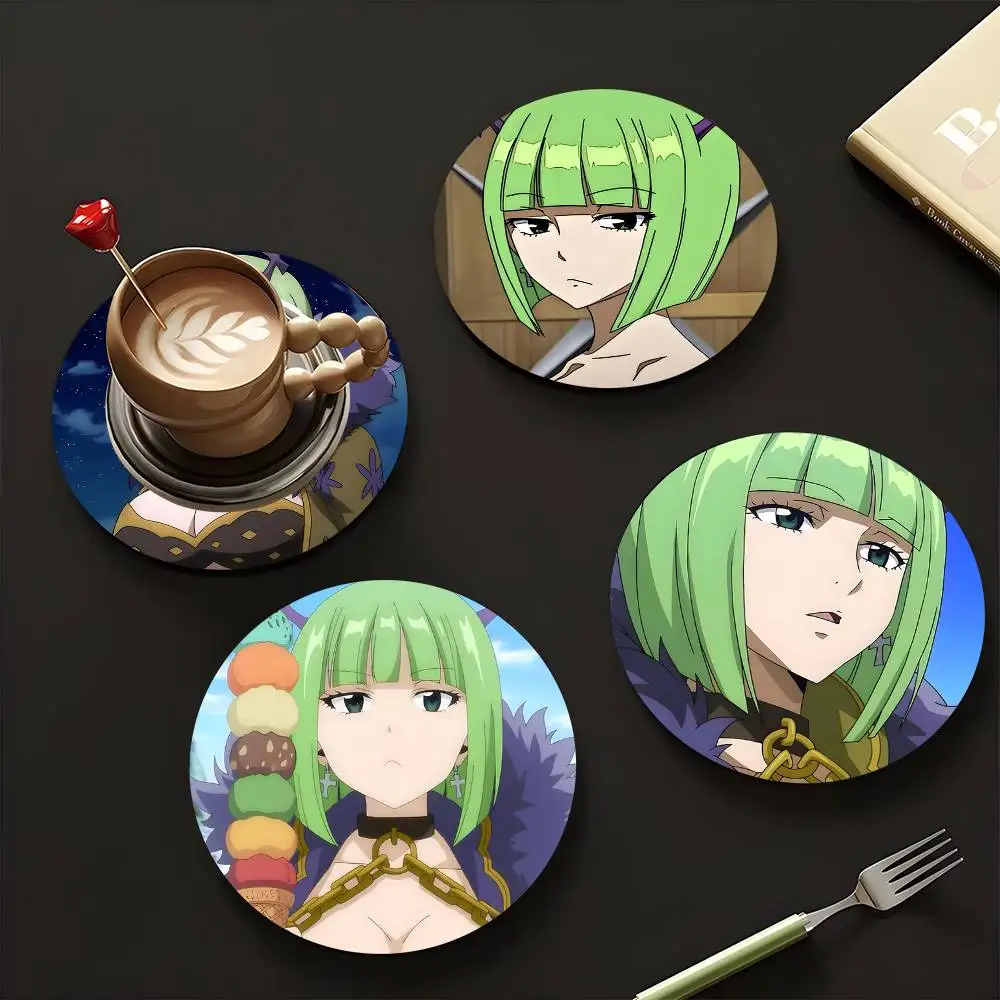 1pc Brandish Fairy Tail Wooden Coaster Colour Printing Cup Mat Home Desk Decoration Gifts