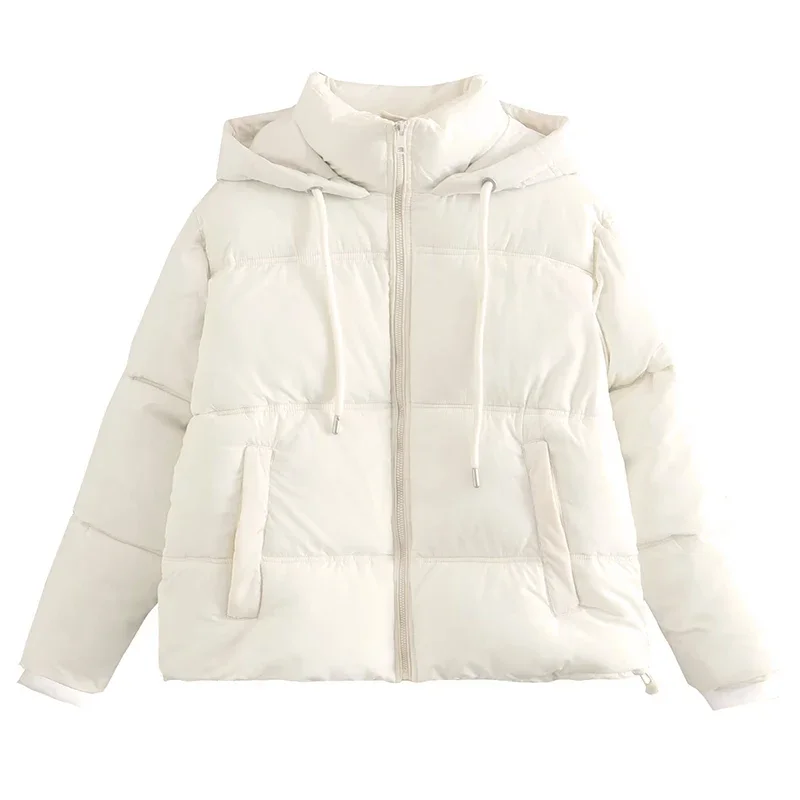 Femmes manteau d'hiver Vintage ample à capuche coton rembourré vestes mode chaud épais Parkas vêtements de dessus pour femmes décontracté vêtements pour femmes