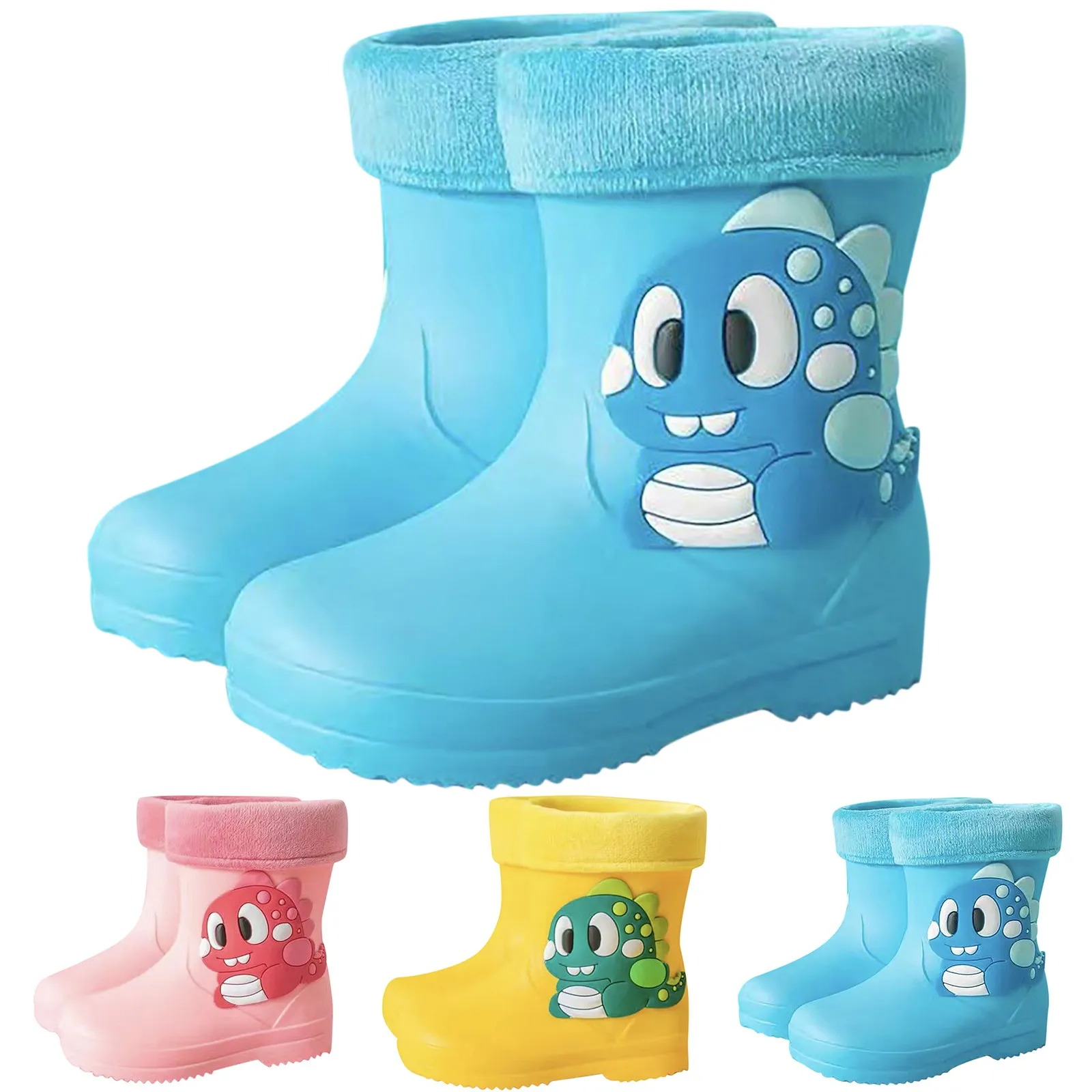 Anti-slip PVC Cute Rain Boot for Child Four Seasons Classics Cute Cartoon Kid Waterproof Boot Non Slip Girl Boot Boy Water Boots