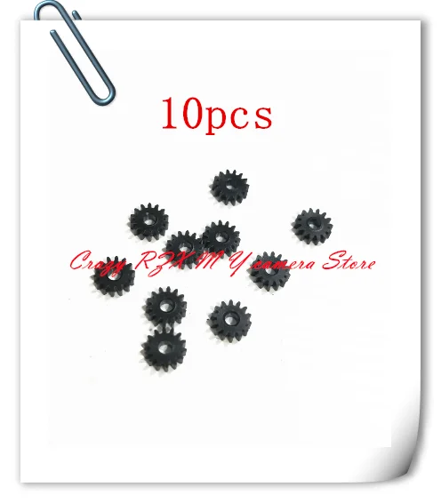 10 قطعة ترس عدسة جديد لكاميرا Canon IXUS90 IXUS95 90 95 Focus ترس المحرك أجزاء إصلاح الكاميرا (أسود)