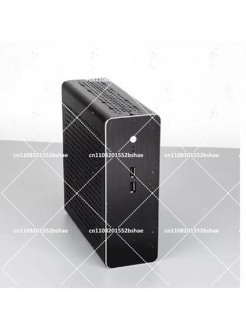 All-Aluminum Mini ITX Case Desktop Computer Small Office Industrial Control Chassis