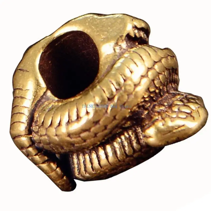 Pendentif tête serpent 340D pour colliers, bijoux projets paracorde, lanière