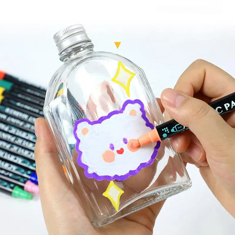 acrylic-paint-markers-double-tip-acrylic-paint-markers-48x-drawing-art-crafts-professional-supplies-for-wood-canvas-stone-glass