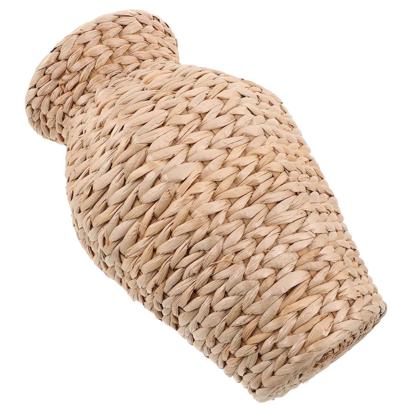 

Vase Retro Straw Flower Floral Sunflower Indoor Woven Beige Basket Floor Tall Office