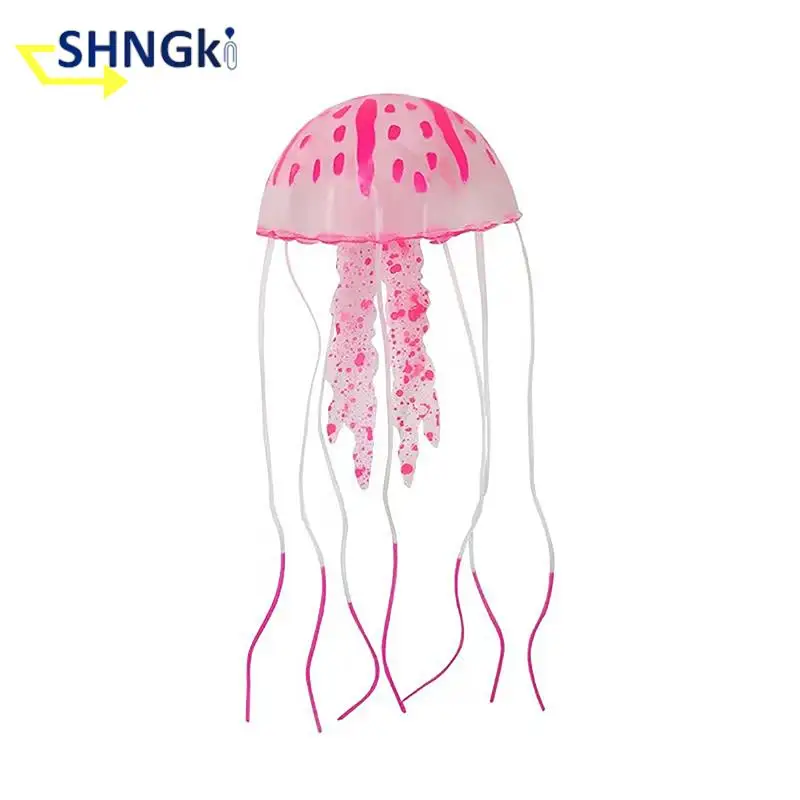 Marine Aquarium Decoration Jellyfish for Aquarium Decors Luminous Accessories Aquatic Plants for Natural Aquariums & Fish Bowls