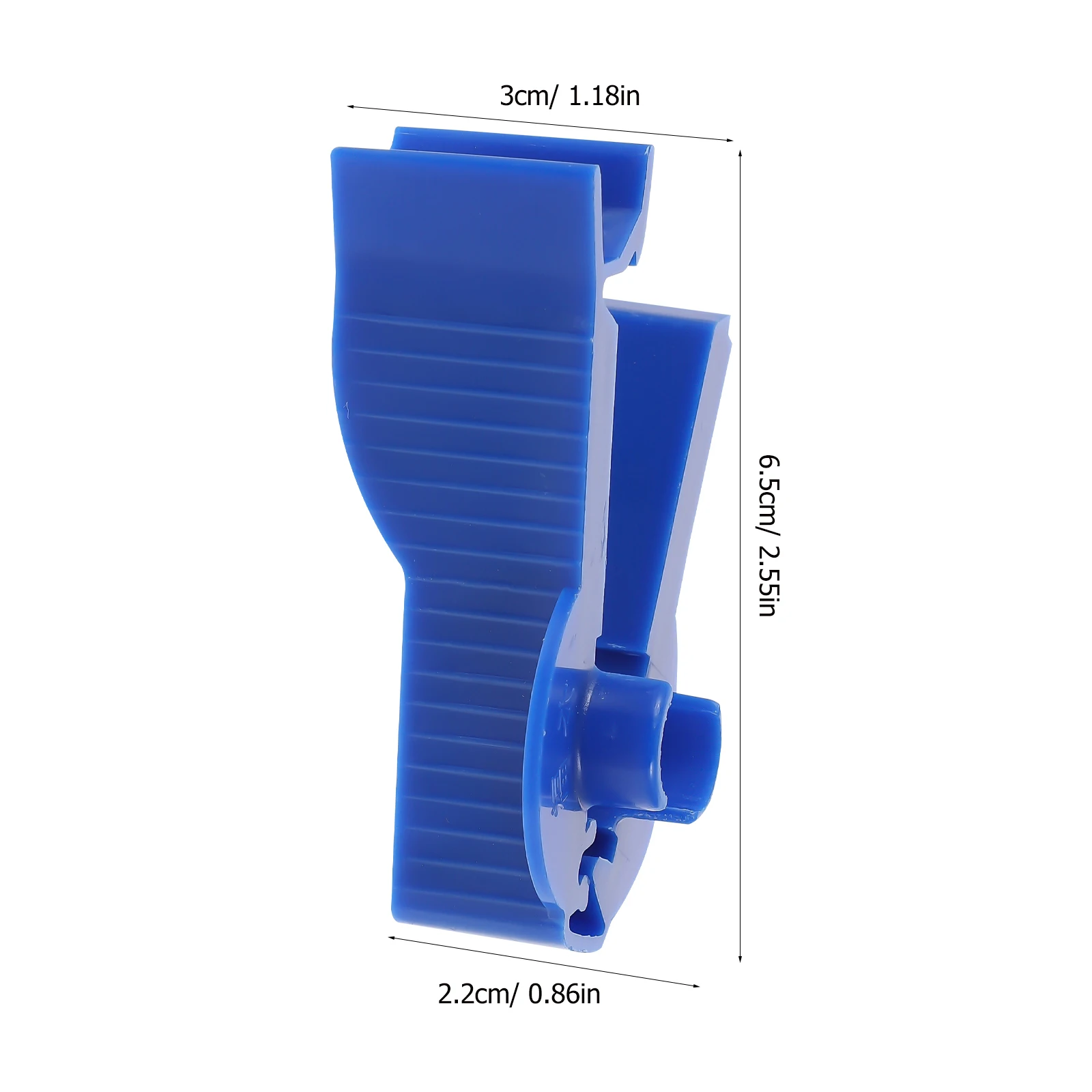 3pcs Flow Control Clip Blue Plastic Tube Clamp For Peritoneal Dialysis Therapy Portable Peritoneal Accessories