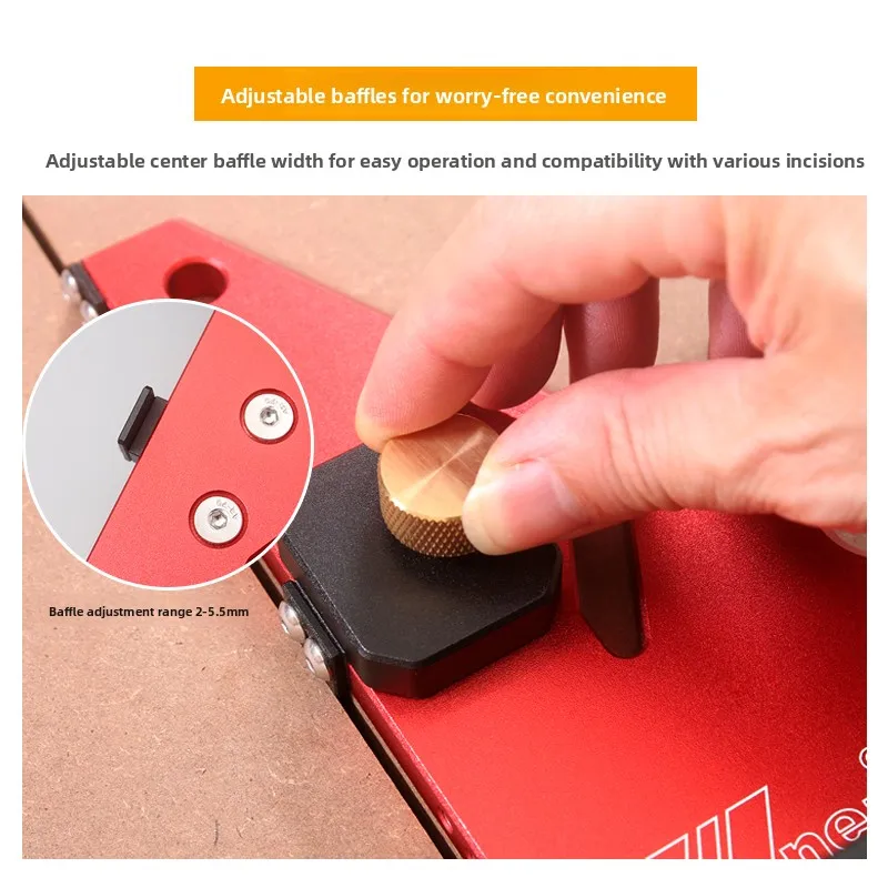 Table saw push plate right angle corrector tools Auxiliary components carpentry DIY Inverted modification track saw adjust