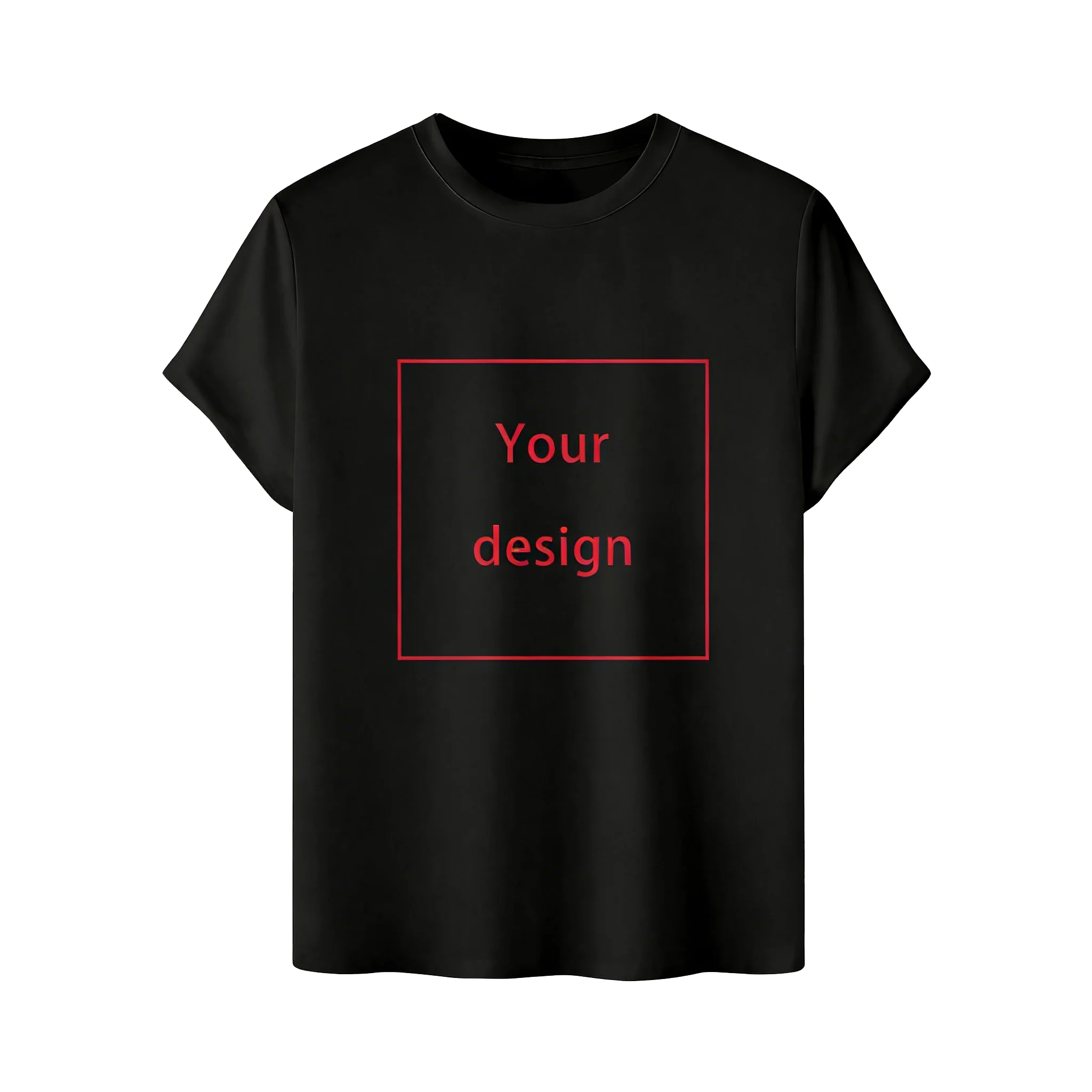 2026 VIP Custom T-Shirt DIY Personalized Pattern Printed High Quality Cotton Short Sleeve Top for Men And Women