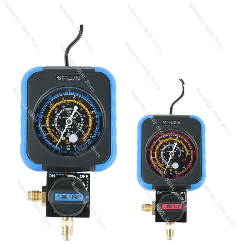 

Air Conditioning Snow Pressure Gauge Mechanical Single Meter R22/134/410 Air Conditioning Fluorination Refrigerant Gauge