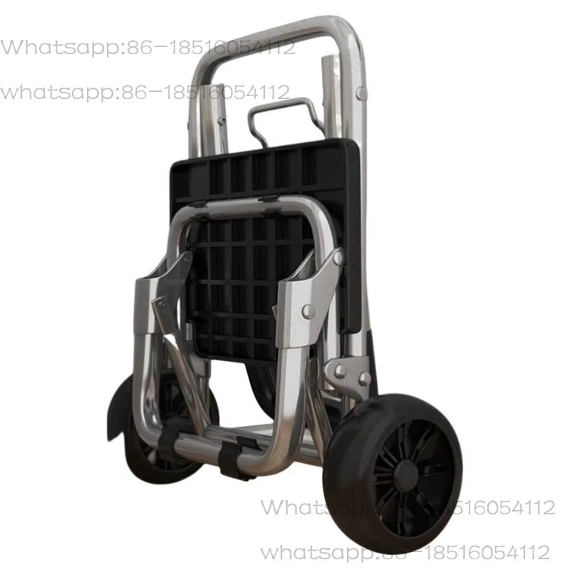 Shopping Cart, Small Pull Cart, Climbing Stairs, Hand-pulled Cart, Folding Household Luggage, Small Trailer, Portable Purchase