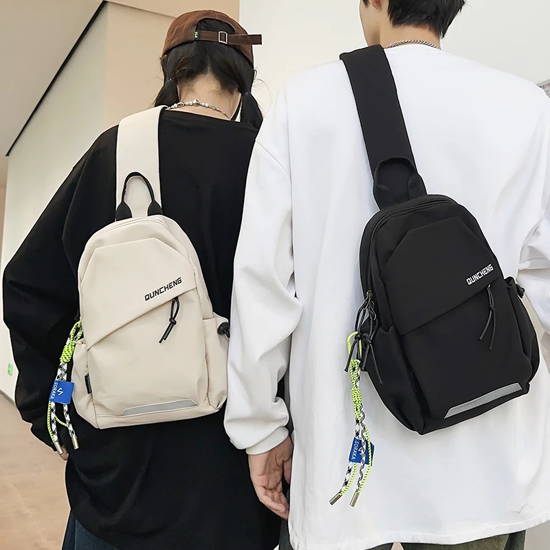 Bolso cruzado para hombre, Mochila pequeña de un solo hombro, bolso de pecho para mujer, deportes de ciclismo, montañismo, tableta ligera para niños