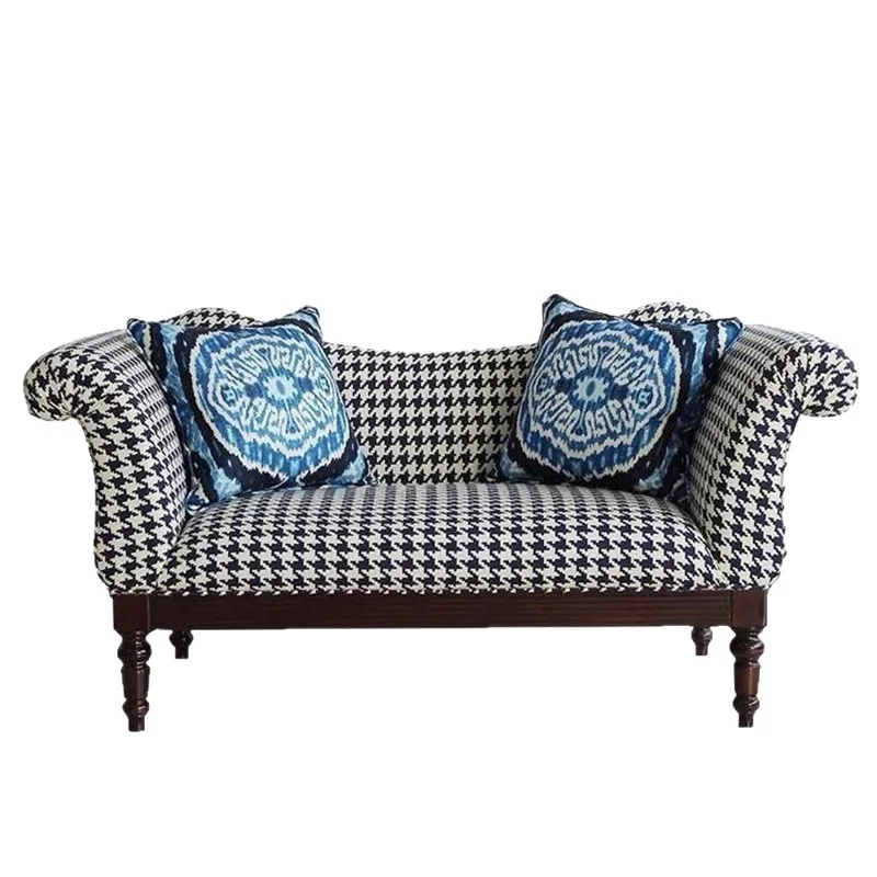 CX light luxury single sofa living room villa double triple sofa