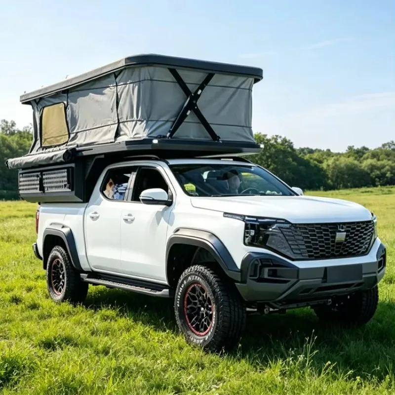 Quick Install Durable Pickup Truck Roof Tent Lightweight Compact for Overland Camping Adventure Custom