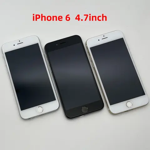 Apple iPhone 6 16GB 64GB 128GB 4.7" Display IOS 3G WCDMA 4G LTE 8MP 1G RAM WIFI Original Unlocked Mobile Cell Phone
