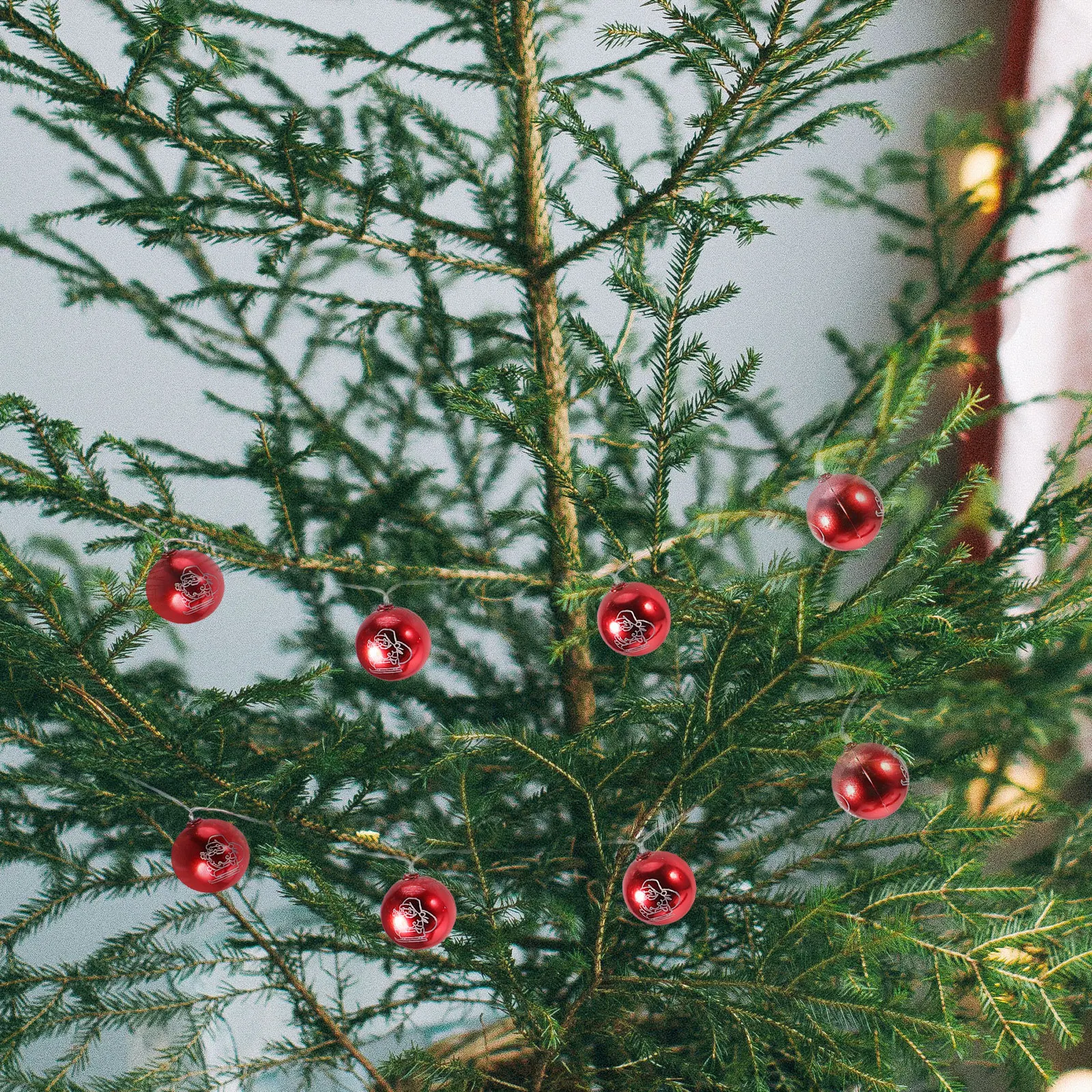 Luci a forma di globo a LED da 1,5 m alimentate a 10 lampade a sfera a LED calde per l'illuminazione di feste per interni ed esterni di Natale, Halloween