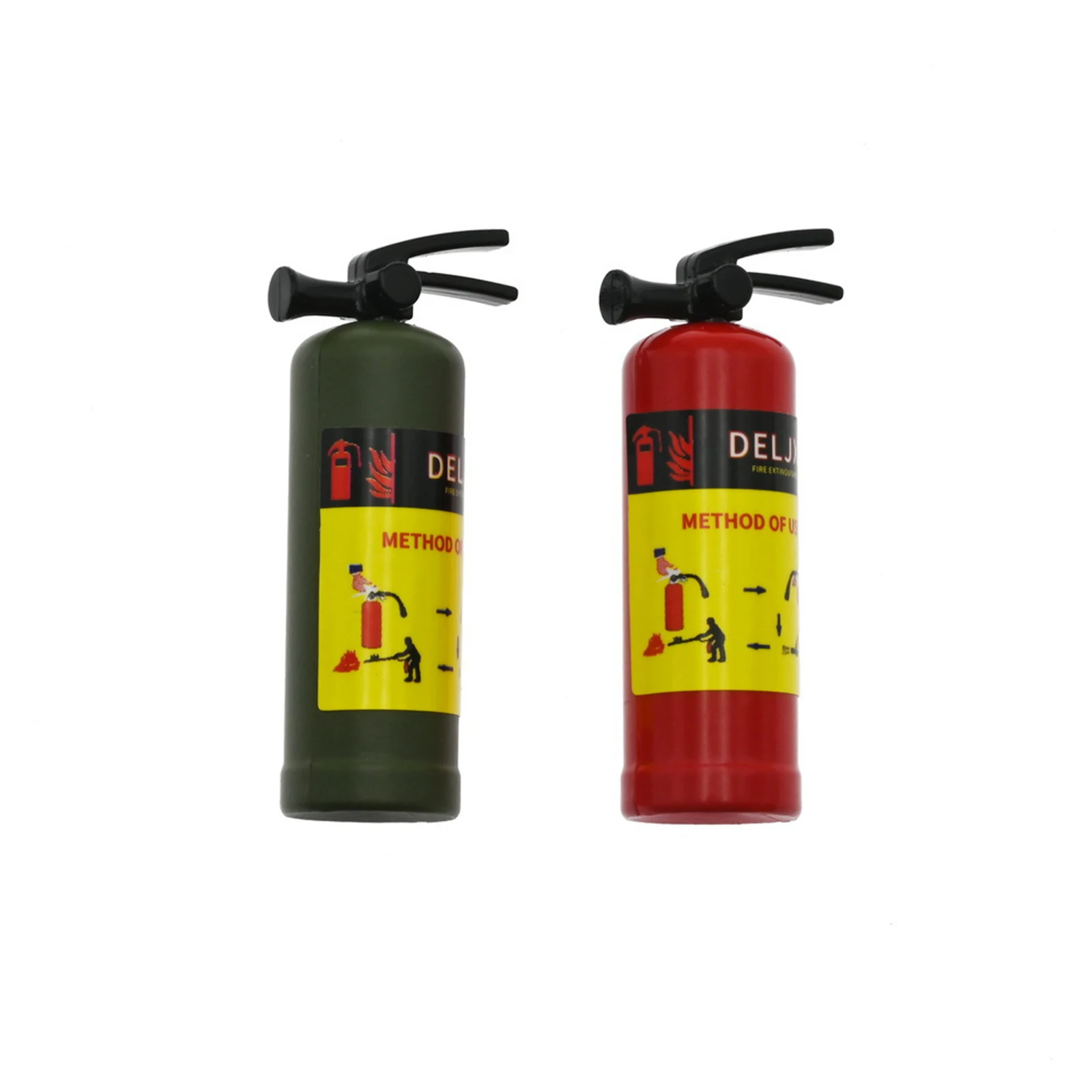 Simulation Mini Fire Extinguisher for Axial SCX10 TRX-4 WPL MN Truck RC Car Decoration Tool