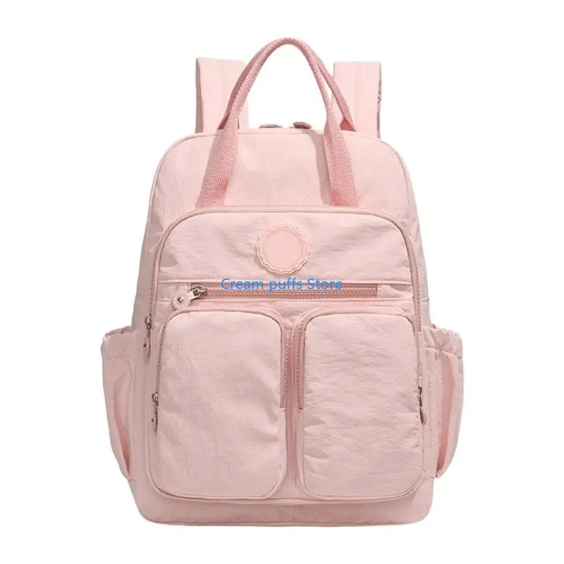 50LE Women's Commuters Backpacks with Multiple Storage Compartments for Organization Lightweight Practical Nylon Ergonomic Strap