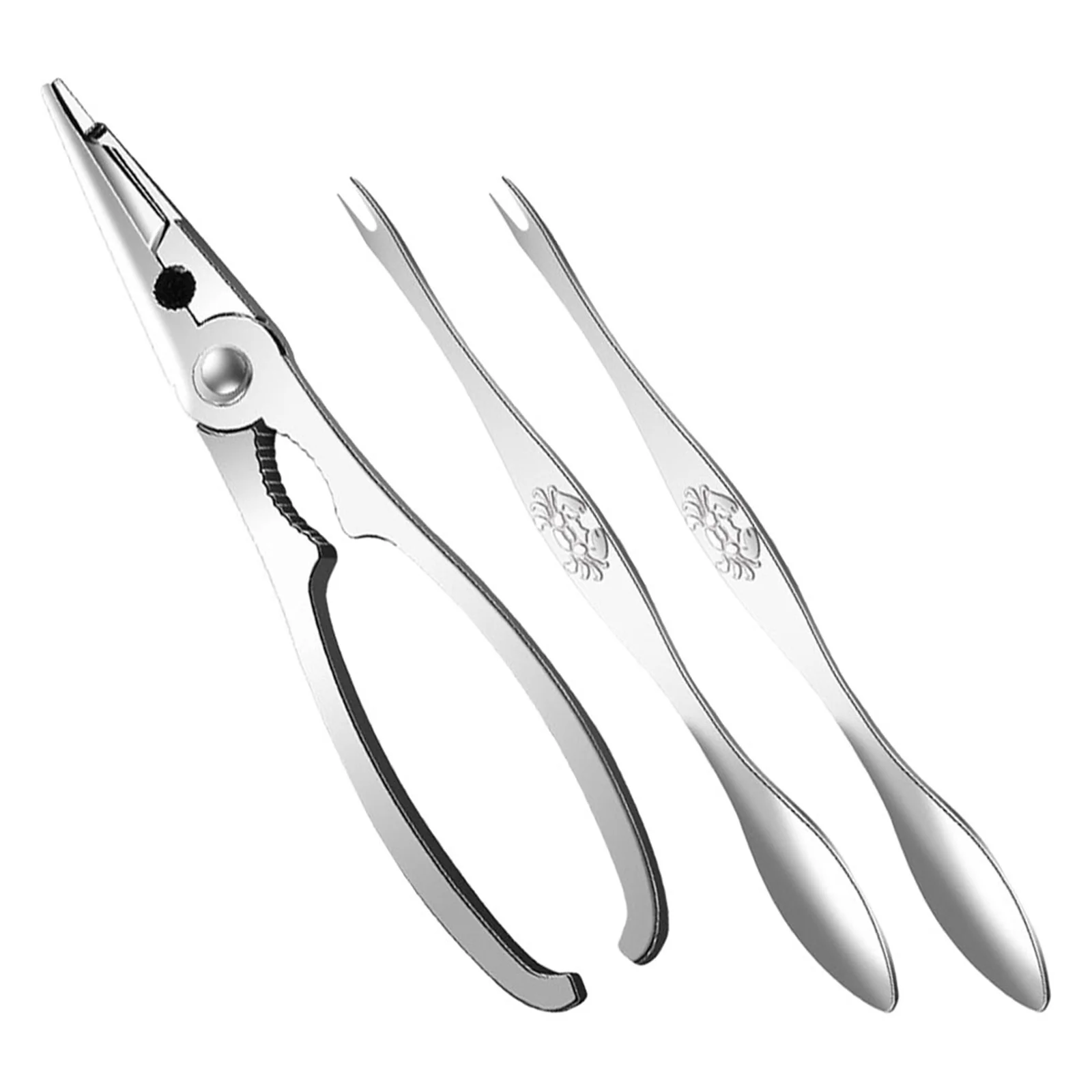 

1 комплект, 1 комплект, крекеры из нержавеющей стали, зажим для морепродуктов, набор для поедания омаров, крабов, домашние принадлежности для кипячения крабов