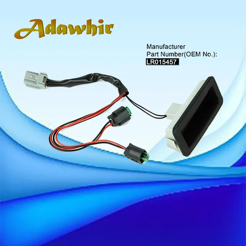 Auto Car Rear Tailgate Door Release Handle Switch Wire LR015457 CXB000456PVJ for Land Rover Discovery 3 4 Black Plastic