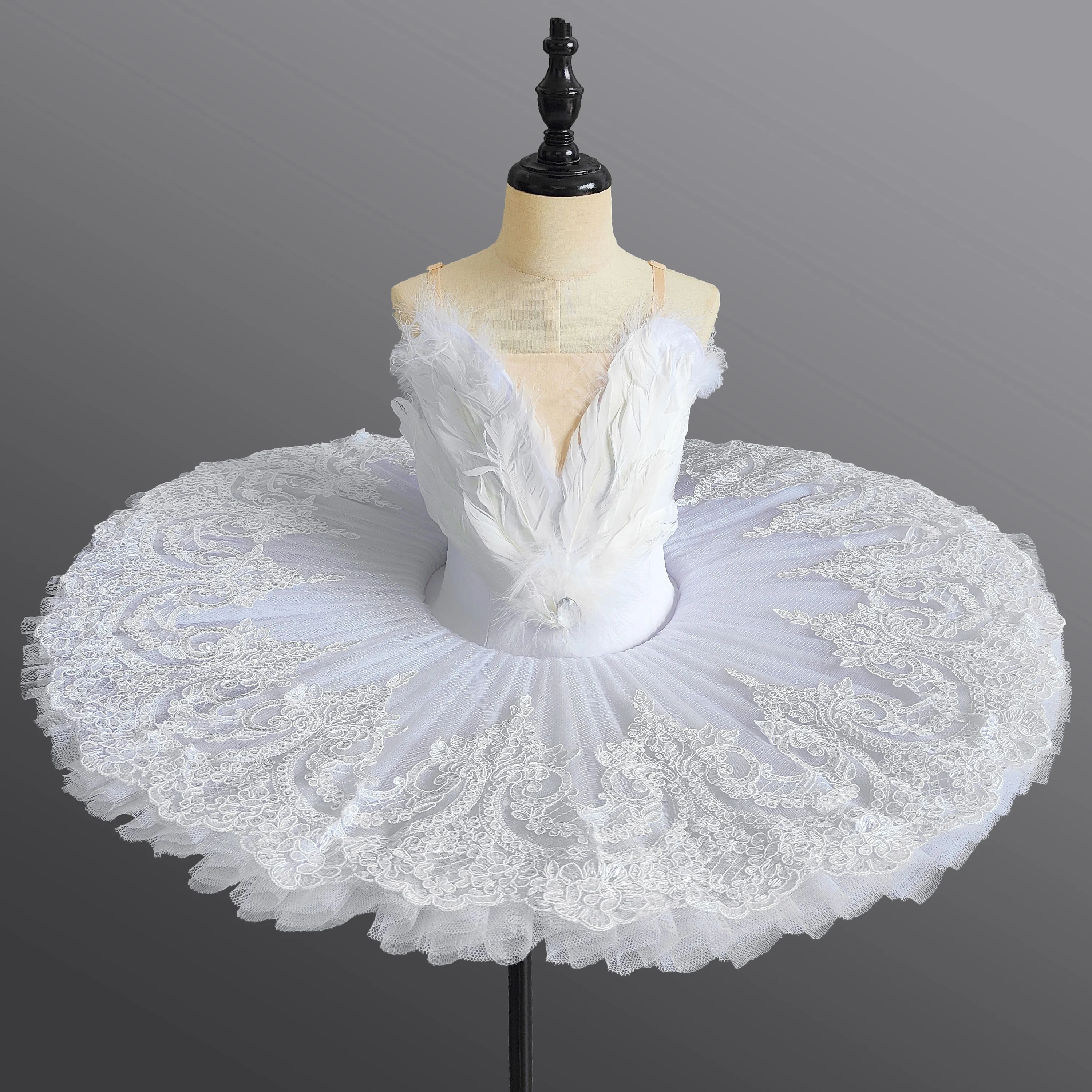 

Classic Professional Ballet Tutu Kids White Swan Lake Ballerina Party Dance Costume Ballet Dress Princess Birthday Costumes