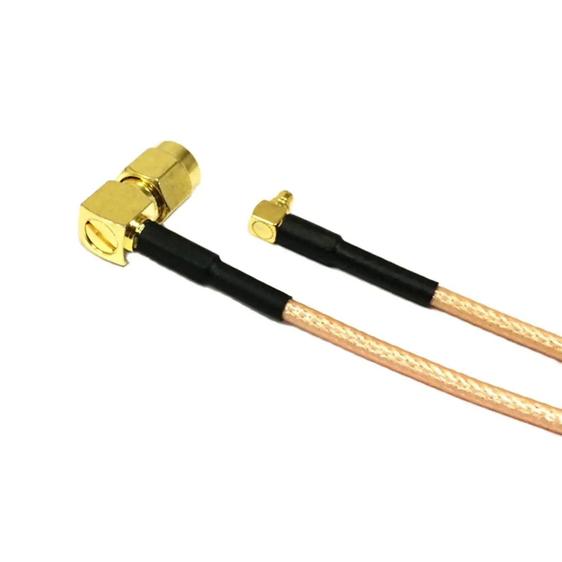 SMA  Male Right Angle Switch MMCX Plug 90-Degree Pigtail Cable 15CM 6\