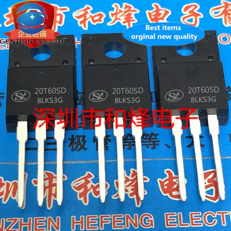 

10pcs 100% orginal new 20T60SD SGT20T60SD1F TO220 IGBT transistor