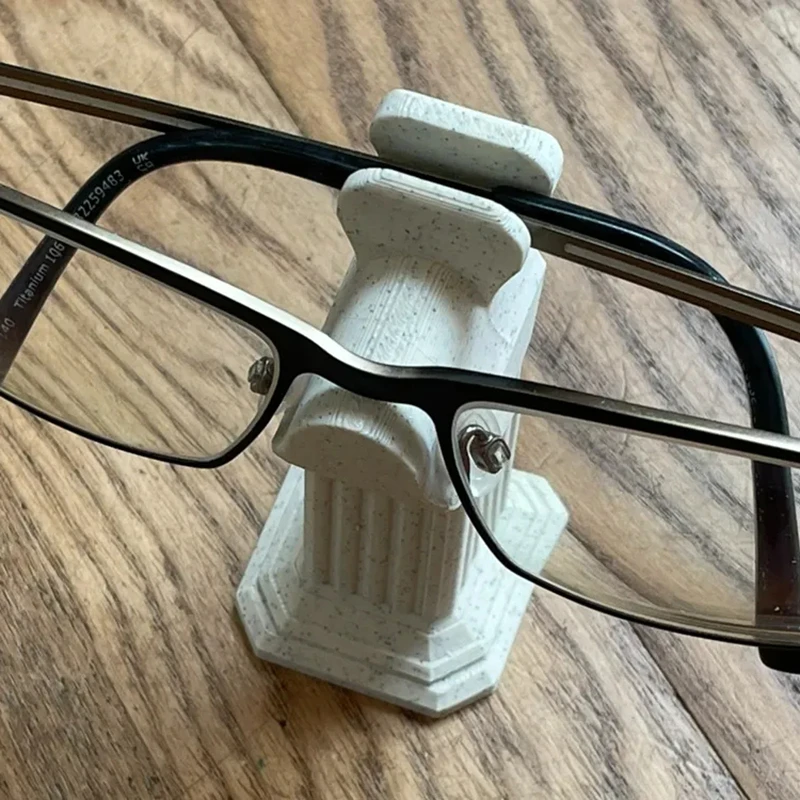 Настольная подставка для очков 3D-печати с эффектом мрамора 2026: креативный держатель для очков, статуэтка, художественное изделие, украшение для дома и офиса, подарки