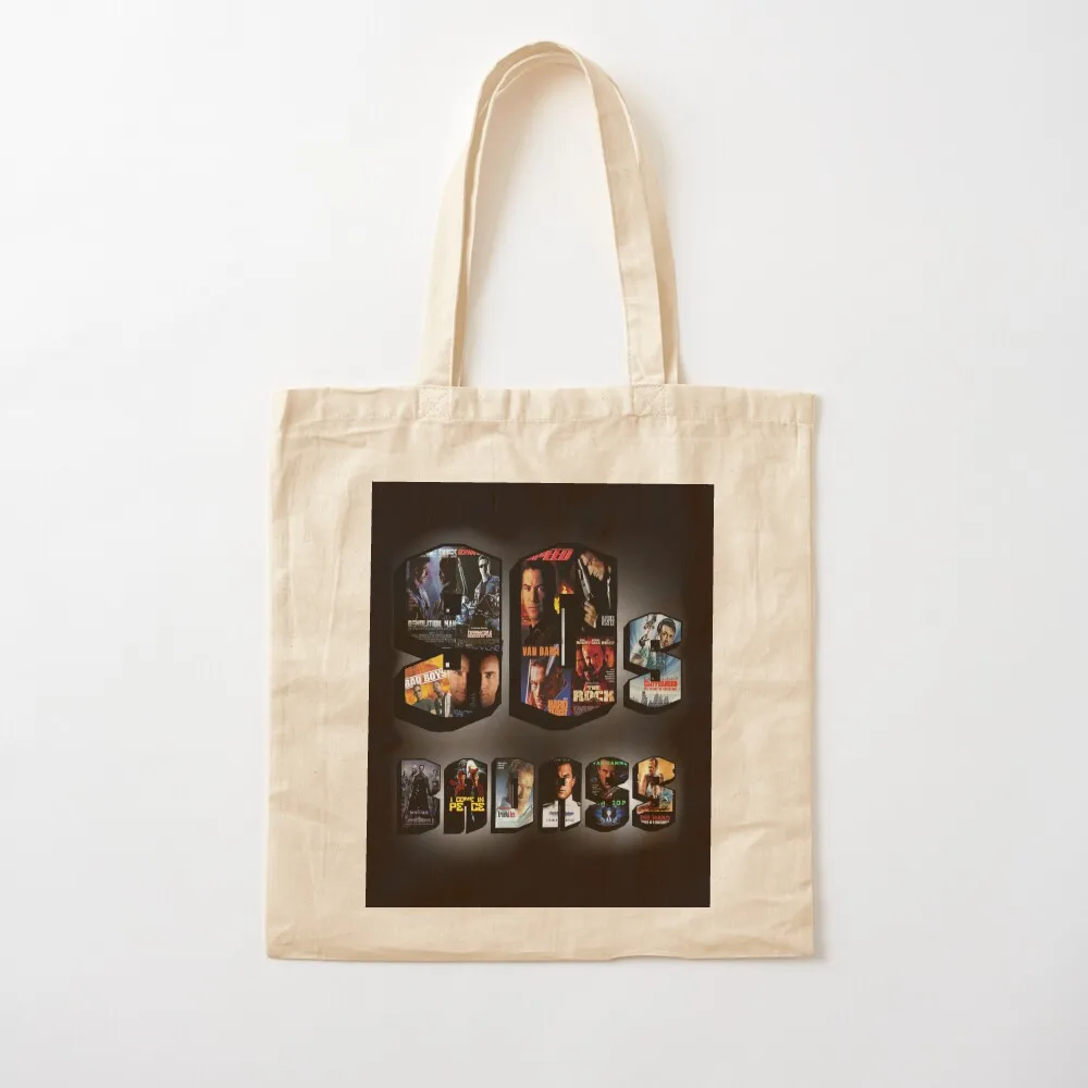 90s Action Tote Bag supermarket folding bag Custom bag tote men's