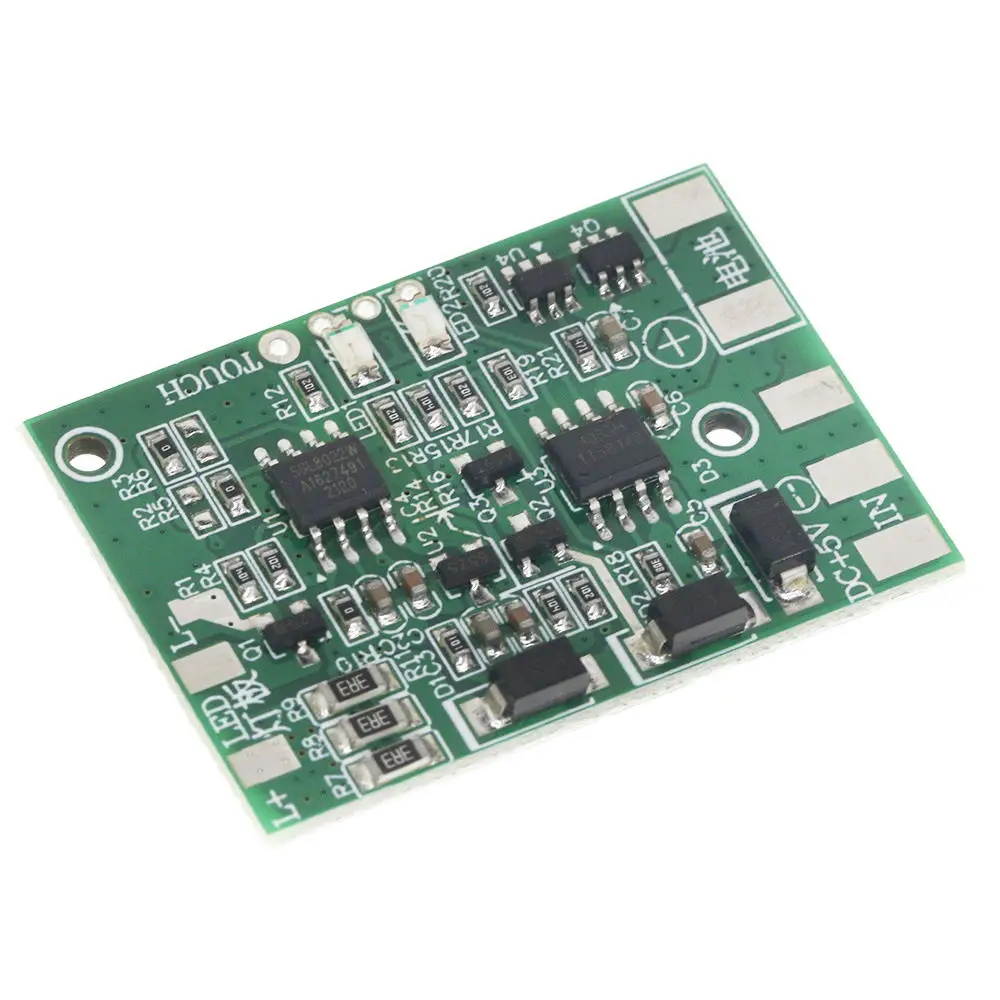 DC LED พร้อมการป้องกันการชาร์จไฟแผงควบคุมโคมไฟหรี่แบบสัมผัส5V DIY ซ่อมทั่วไปโคมไฟลูกปัด3V โคมไฟเดี่ยว