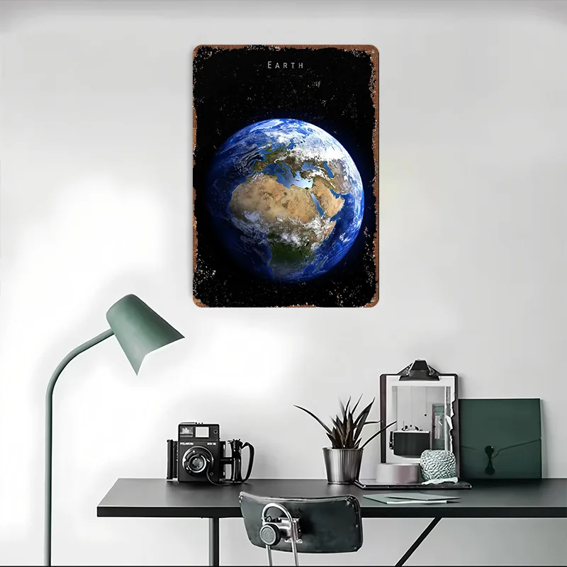 الأرض المعادن المشارك القصدير علامات بار اكسسوارات لديكور المنزل علامة معدنية مخصصة للجدار الفن الديكور ديكور الغرفة الجمالية الرجعية