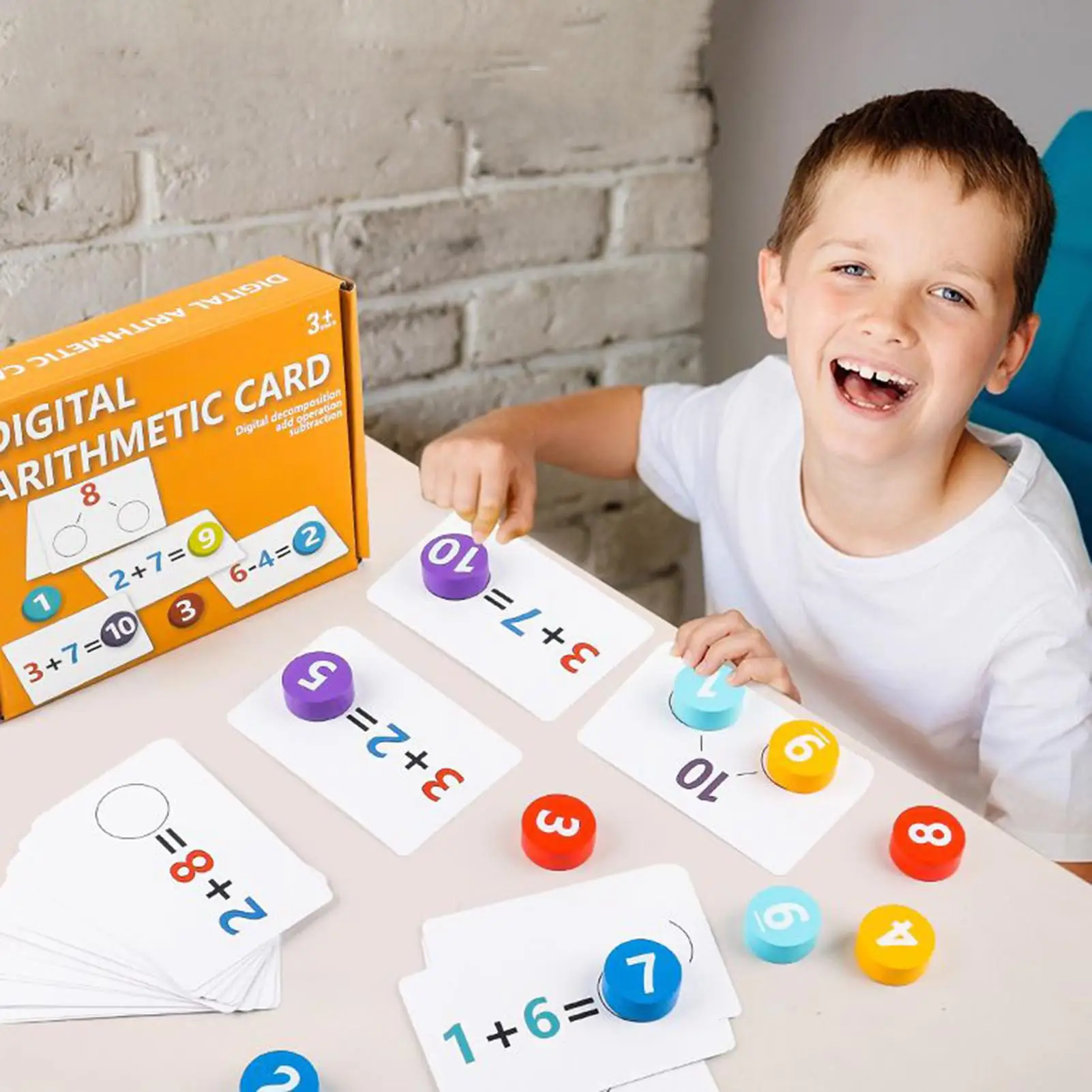 수학 장난감 대화형 학습 교육 유아 추가 카드 유치원 홈 스쿨 교실 소년 소녀를위한 수학 게임