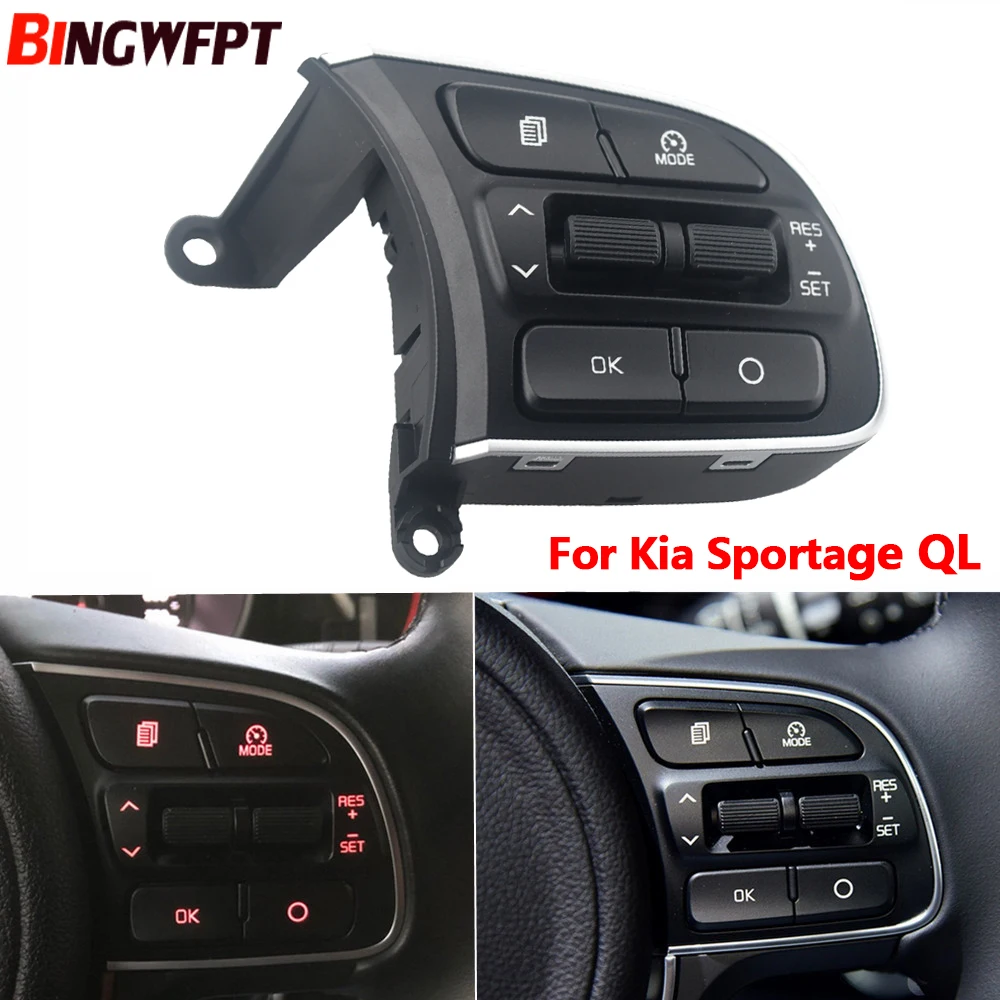 Steering Wheel Cruise Control Switch Button Right Side 96720-D9010 For Kia Sportage QL 2016 2017 2018 2019