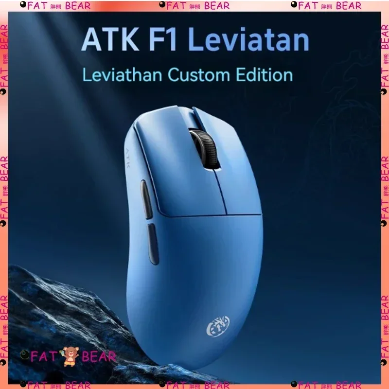 Atk Blazing Sky F1 Leviatan Mouse Dual Mode Wireles Accessory Laptop Mouse 8k Polling Rate Lightweight Office Game Mice Custom