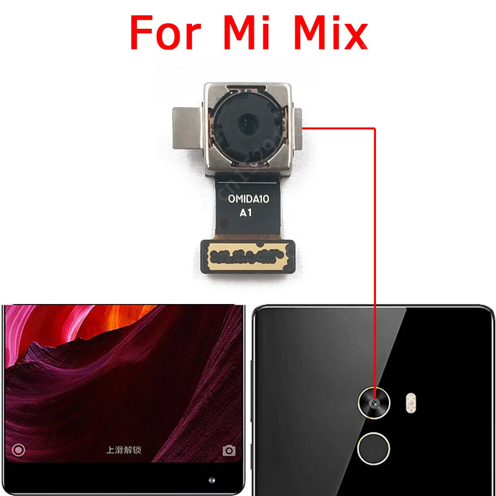 Rear Camera For Xiaomi Mi A3 Max 2 Mix 2S 3 A1 A2 Lite Back Camera Module Flex Backside View Replacement Spare Parts