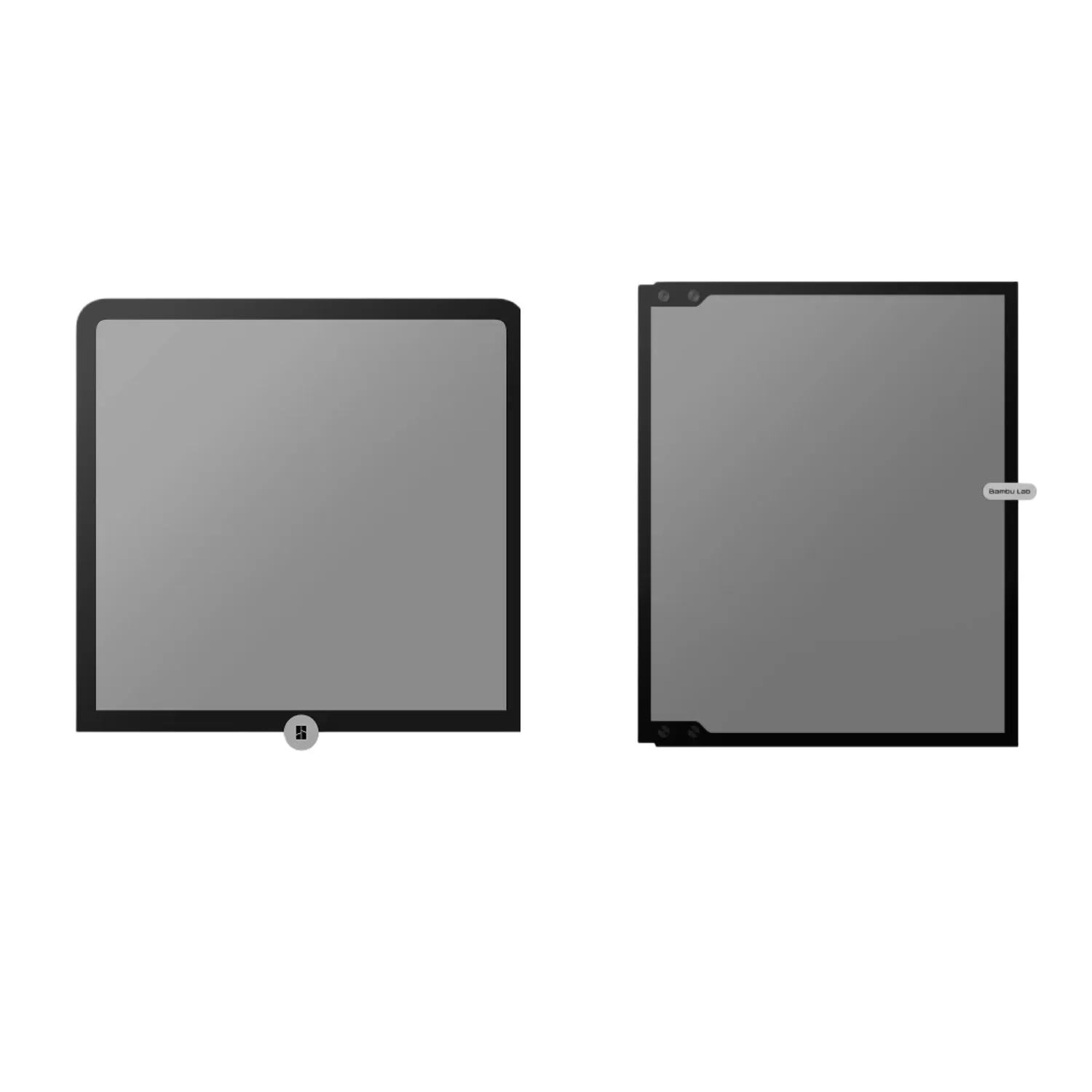 Glass Cover Plate for Bambu P2S Front Glass Door for BambuLab P2S 3D Printer Parts