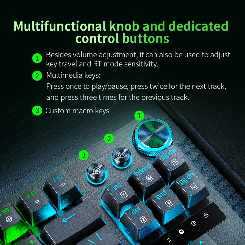 Razer Huntsman V3 Pro Tenkeyless Wireless Esports Gaming Keyboard image 4